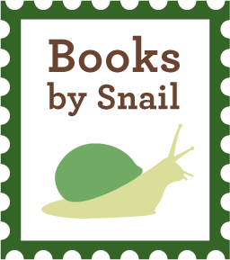 Books by Snail logo: a snail on a postage stamp